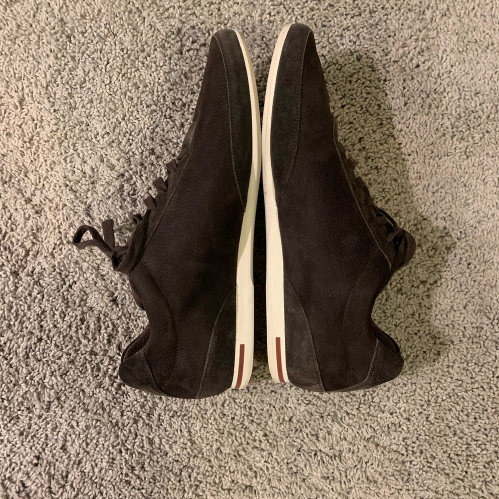 Loro Piana Men’s Brown Suede Lace Up Sneakers EU 44.5 - Picture 2 of 5